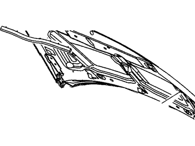 Mopar 5074507AA WEATHERSTRIP-Hood To Radiator