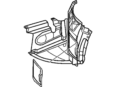 Mopar 5097958AA Shield-Splash