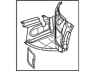 Mopar 5098681AA Shield-Wheel House