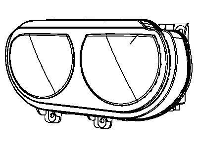 Mopar 5028779AA Headlight Driver Side