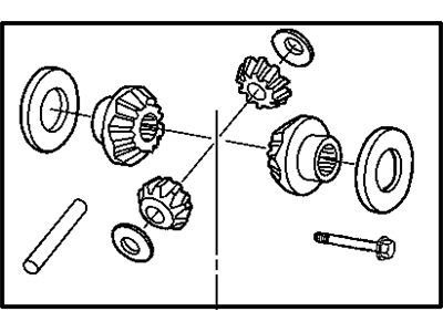 Mopar 68002462AB Gear Kit-Center Differential