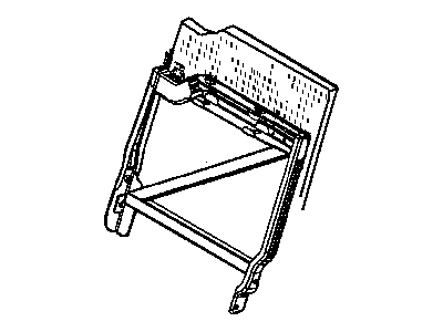 Mopar 1JU641D1AA Seat Back-Rear