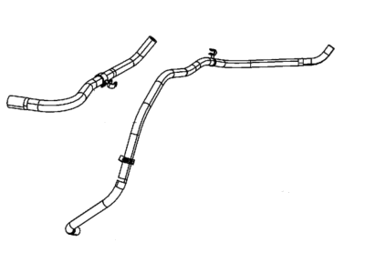 2013 Dodge Journey Brake Booster Vacuum Hose - 4743837AE