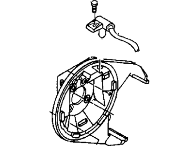 Mopar 4762684 Adapter-Disc Brake CALIPER