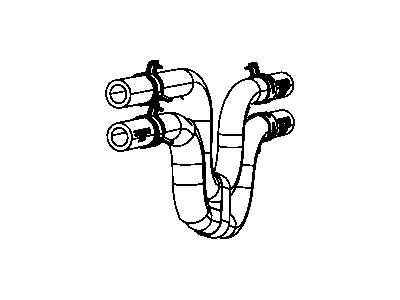 Mopar 5058854AD Hose-Heater Core To Tube