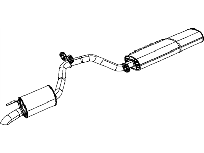 2008 Jeep Commander Tail Pipe - 52090458AH