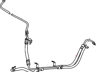 2003 Chrysler PT Cruiser Power Steering Hose - 5272319AF