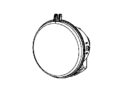 Mopar 4805856AB Front Fog Lamp