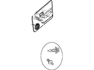 Mopar 5EH331AZAE Panel-Front Door Trim