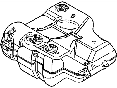 2002 Chrysler 300M Fuel Level Sensor - 5019003AB