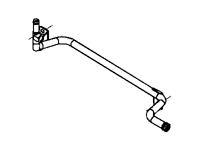 Mopar 68086394AA Tube-Heater Core