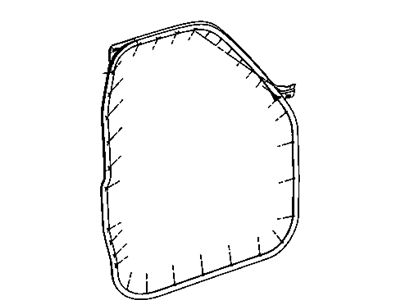 Mopar 55360947AD WEATHERSTRIP-Front Door Mounted