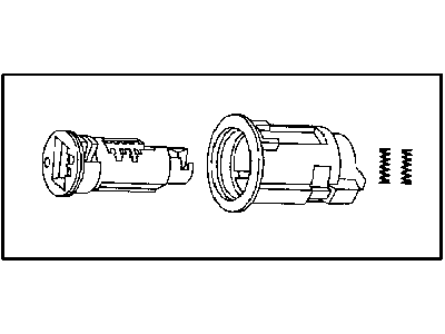 Mopar 4746315 Cylinder Lock-Glove Box Lock