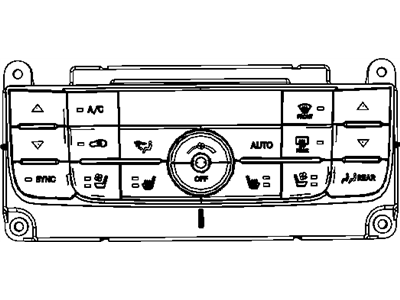 Mopar 68088603AN Air Conditioner And Heater Control