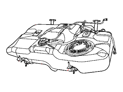 Mopar 5105549AA Strap-Fuel Tank