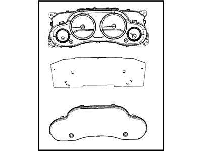 Mopar 5091722AB Cluster-Instrument Panel