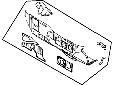 Chrysler Pacifica Dash Panels - 5054375AC