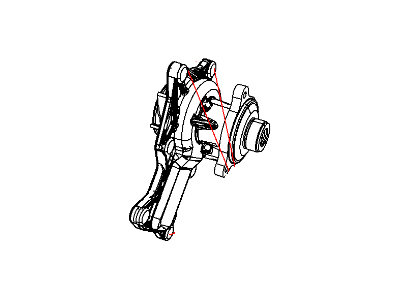 Mopar 4666044AA Engine Cooling Water Pump