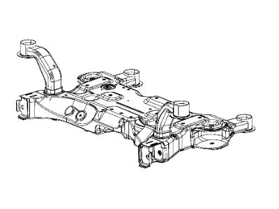 Mopar 5006926AB CROSSMEMBER-Front Suspension