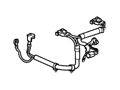 Mopar 56038423AE Alternator And Battery Wiring