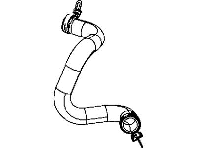 Jeep Wrangler Radiator Hose - 55056740AB