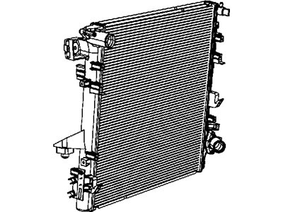 Mopar 55056634AB Engine Cooling Radiator