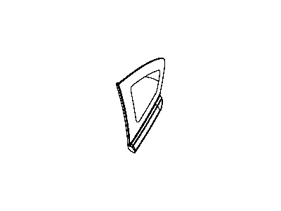 Mopar 5191237AC Glass-Quarter Window