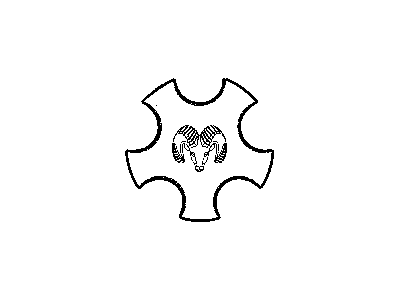 Mopar 4782867AA Wheel Center Cap