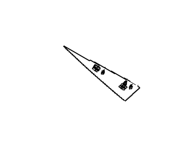 Mopar 55396380AB APPLIQUE-Rear Door