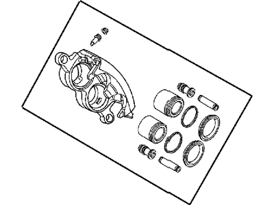 2004 Dodge Ram 2500 Brake Caliper - R5093266AA