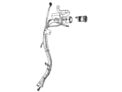 2021 Jeep Grand Cherokee Fuel Filler Neck - 68365881AB