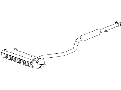 Mopar 5105125AH Exhaust Muffler And Resonator