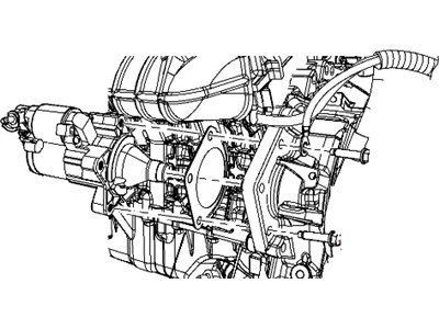 2011 Jeep Grand Cherokee Starter Motor - 4801694AC