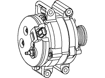 Mopar 4801835AB ALTERNATR-Engine