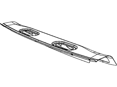 Mopar 55369448AA Header-Roof Lower Rear