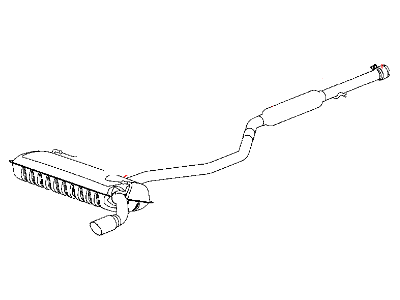 Mopar 5147220AB Exhaust Muffler And Resonator