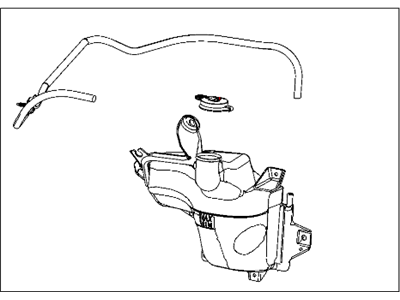 Mopar 55057130AD Bottle-COOLANT Recovery