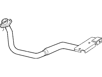 1998 Jeep Cherokee Exhaust Pipe - 52101111AB