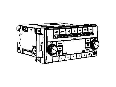 Mopar 5091197AB Radio-Multi Media