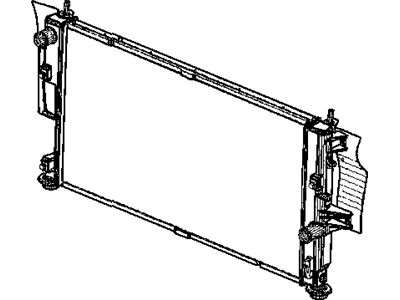 Mopar 5072332AB Engine Cooling Radiator