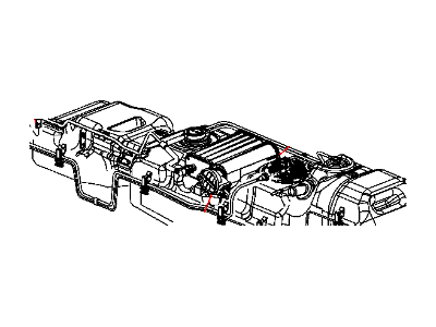 Dodge Dakota Vapor Canister - 4891747AA