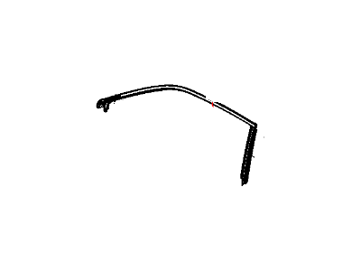 Mopar 4575890AK W/STRIP-Front Door Glass