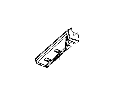 Mopar 5116129AB Molding-Side SILL