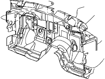 Mopar 55365040AE SILENCER-Dash Panel