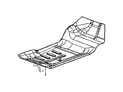 Mopar 55361064AC SILENCER-Floor Pan Front Tunnel