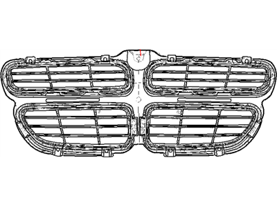 2002 Dodge Stratus Grille - WD49SW1AA