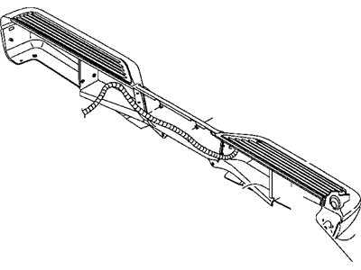 Mopar 55255902 Guard-Rear Bumper