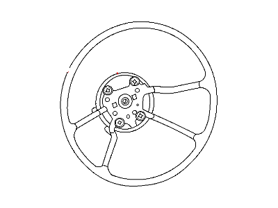 2008 Jeep Wrangler Steering Wheel - 1LQ711J8AA