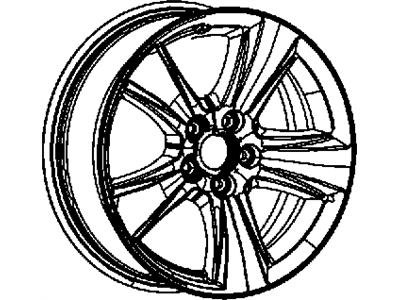 Mopar 1JX82SZ0AC Aluminum Wheel