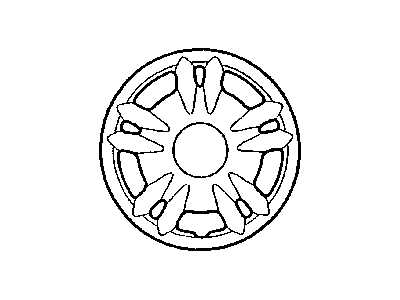 1998 Dodge Avenger Wheel Cover - MR761498